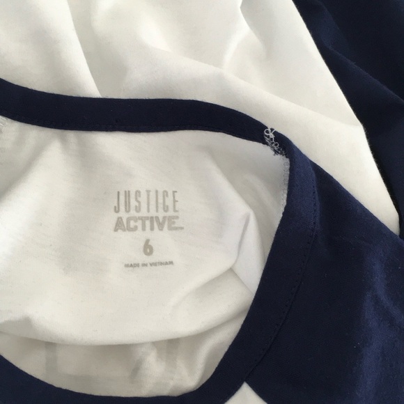 new with tags sequin sparkly rugby style long sleeves soccer t-shirt size 6 - Picture 5 of 6